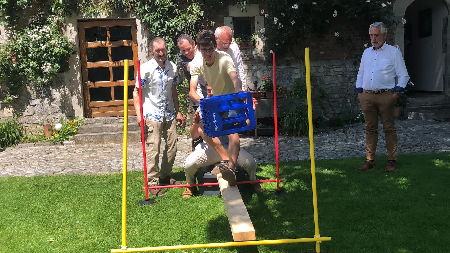 Team work during a workshop given by Quentin Gemoets